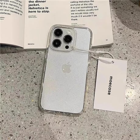 CUTECASEキラキラ iPhone16/16Proケース 透明 iPhone15plus/14pro/13カバー シンプル風 軽量 取り外しが簡単CM4923