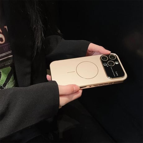 CUTECASE耐衝撃耐久性 iPhone16pro/16promaxカバー レンズ保護 Magsafe対応 iPhone15pro/14/13カバー 丈夫 高級感 CM5372