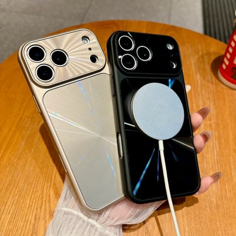 CUTECASE キラキラ光る iPhone17pro/17promaxケース MagSafe対応 レンズカバー iPhone16/15/14カバー 耐衝撃 頑丈CM5986