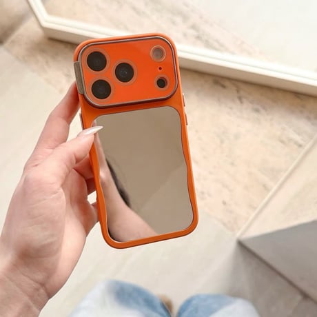 CUTECASEミラー iPhone17Promax/17プロケース カメラカバー付き iPhone16Pro/15/14ケース 淡色系 頑丈 人気品CM6071