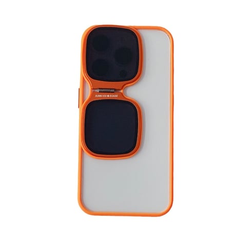 CUTECASEサングラス形ともかくスタンドiPhone15Pro電話ケース C5067