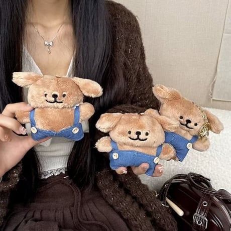 CUTECASE 熊ちゃんぬいぐるみ エアーポッズプロ3ケース キュート Airpods4/3ケース AirpodsPro2/Pro1カバー 可愛い プレゼントにおすすめ CM5890