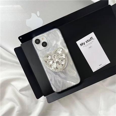 CUTECASEジュエリーグリップ iPhone15Pro/15ケース magsafe対応 iPhone14pro/13/12proケース オシャレ 多機能CM4452