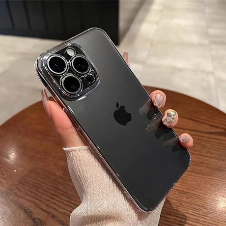 CUTECASE黄ばまない クリアiPhone16Pro/16Plusケース 軽量薄型 iPhone15/14Pro/13promaxケース ハード 頑丈 CM4652