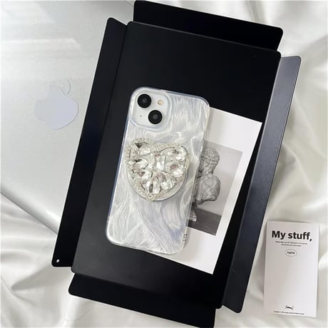 CUTECASEジュエリーグリップ iPhone15Pro/15ケース magsafe対応 iPhone14pro/13/12proケース オシャレ 多機能CM4452