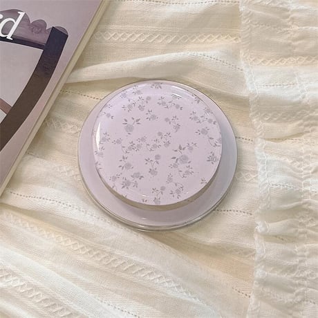 CUTECASE 可愛い花柄スマホグリップ マグネット式タイプ 淡色系 便利 おしゃれ 可愛い ギフトにおすすめCM5521