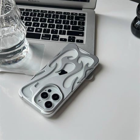 CUTECASE放熱 iPhone15pro/15promaxケース 透かし彫り iPhone14promax/13pro/12/11カバー 指紋防止 夏に人気CM4476