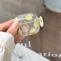 CUTECASE 梨柄 Airpods Pro3ケース 透明 Airpods 4/3カバー AirpodsPro2/1 大人可愛いCM6292