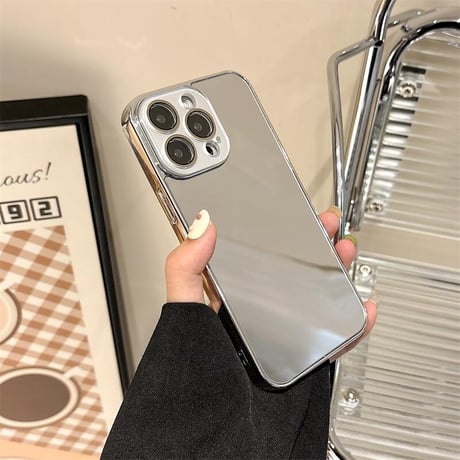 CUTECASEメイク鏡付 iPhone16Pro/16Plusケース レンズ保護 iPhone15Promax/14/13カバー 丈夫 高級感たっぷりCM4855