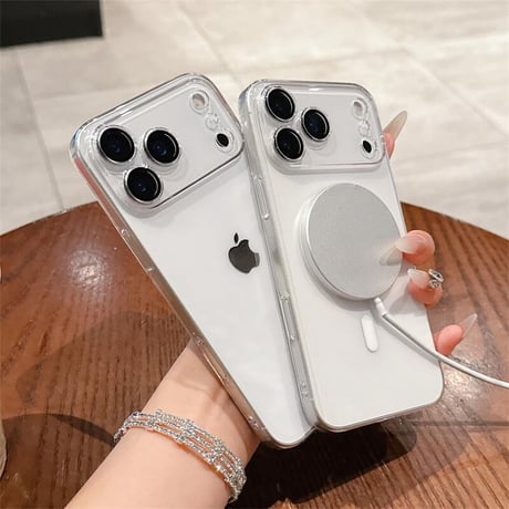CUTECASE MagSafe対応 レンズフィルム付 iPhone17Pro/17Airケース 高透明 薄型軽量 iPhone17/17Promaxケース 黄ばまない 耐久性あり CM5634
