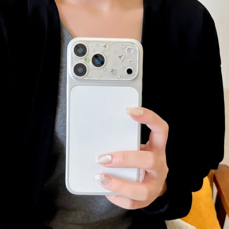 CUTECASE ダイヤ カメラ保護カバー iPhone17Pro iPhone17ProMax ハンドメイド ガラスレンズフィルム 傷から保護 iPhoneをカスタマイズ CM6273