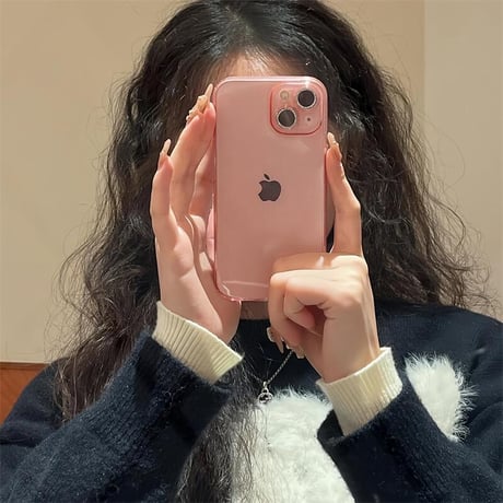 CUTECASEラメ クリア iPhone15/15proケース キラキラレンズフィルム iPhone14pro/13/12カバー 薄型ソフトケース 高透明 CM4053