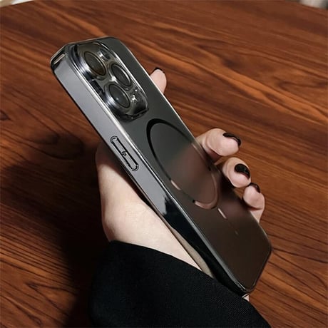 CUTECASE強力マグネット iPhone16pro/16promaxケース ワイヤレス充電 耐衝撃iPhone15pro/14/13カバー カメラ保護 艶感 耐久性 CM5340