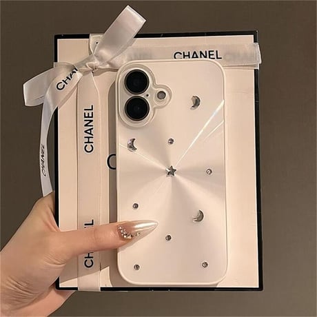 CUTECASE iPhone16/16Proケース キラキラ オーロラ iPhone14Pro/13/12ケース カメラカバー ホワイト 頑丈CM4630
