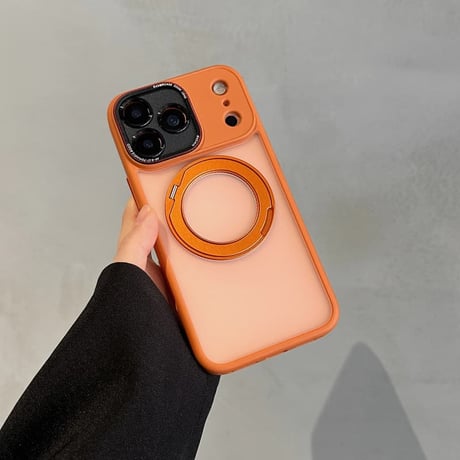 CUTECASE 高品質指紋防止 iPhone17ProMax/17Proケース MagSafeリングスタンド iPhone17P/Air/16ProMaxケース カメラカバー付 耐衝撃CM5949