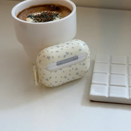 CUTECASE春向け Airpods Pro3ケース 花柄 Airpods 4/3カバー AirpodsPro2/1 リング付 韓国っぽ 淡色系コーデ CM6099
