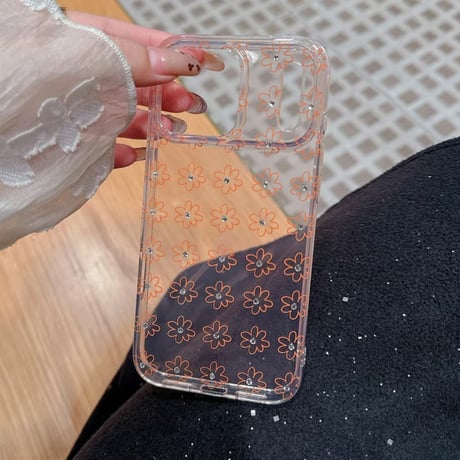 CUTECASE ダイヤデコ iPhone17Promaxケース クリア iPhone17pro/16/15Proカバー ストラップ オシャレCM5854