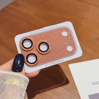 CUTECASE キラキララメレンズカバー iPhone17ProMax/17Pro 17/16/15proカメラレンズフィルム 輝く 保護力強い 美しい 頑丈 CM5771