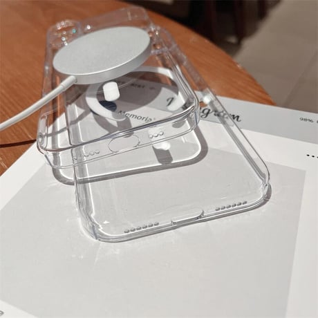 CUTECASE クリア iPhon17Pro/17Airケース 完全透明 黄ばまない iPhone17promax/17カバー MagSafe対応 定番アイテム CM5664