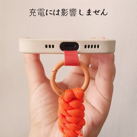 CUTECASE 短い携帯電話ストラップ、手首調節可能な織バッグ、ファッショナブルなアウトドアスポーツ携帯電話アクセサリーC6023