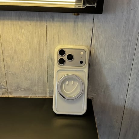 CUTECASEカップルペア iPhone17Pro/17promaxケース 絵文字 MagSafeリングスタンド iPhone17/16/15ケース 耐衝撃 高品質CM6542