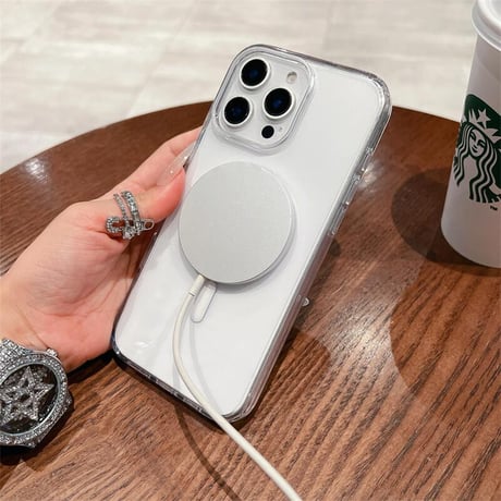 カメラコントロールボタン保護 iPhone16Proケース iPhone16 iPhone16ProMax MagSafe対応 黄ばまない 高透明 光沢感 耐衝撃加工 丈夫 抗菌性 CM4828