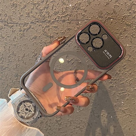 CUTECASE 耐衝撃Magsafe充電 iPhone17pro/16promaxケース カメラカバー 高級感 iPhone15Promax/14proカバー 耐久性あり CM5587