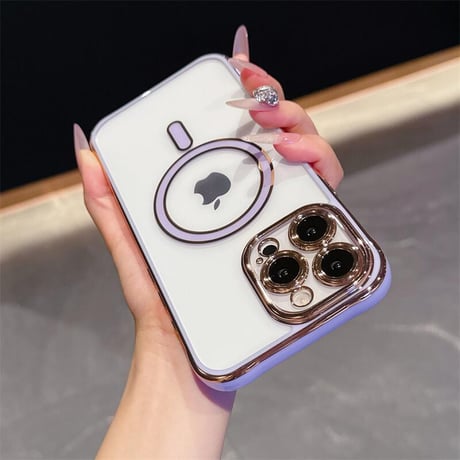 CUTECASEメタリックカラー iPhone16pro/16eケース Magsafe対応 カメラ保護 iPhone15promax/14/13proカバー 黄ばまない 耐久性ある CM5518