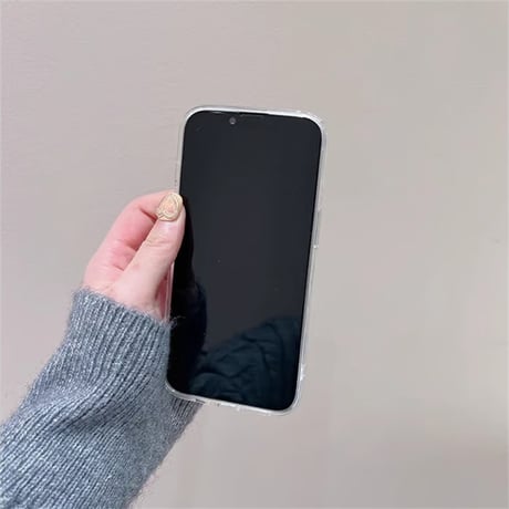 CUTECASEリボン 透明iPhone15/15proケース 可愛い iphone14/13/12proカバー 女子力アップ 可愛い 使いやすいCM3971