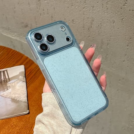 CUTECASE キラキラクリア iPhone17Pro/17ケース ラメレンズフイルム付 iPhone17ProMax/16/15Proカバー 定番アイテム 綺麗 CM5902