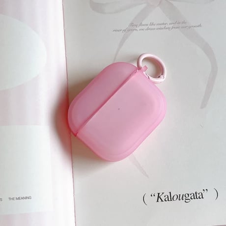 CUTECASE シンプル風 AirpodsPro3ケース マット 指紋防止 Airpods4カバー AirpodsPro2/Pro1カバー リング付き お揃いCM6478