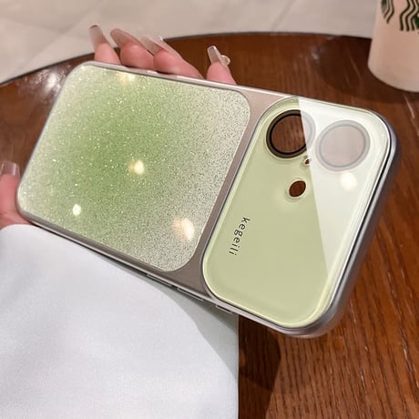 CUTECASE グラデーションカラーiPhone17Promaxケースカメラ保護 iPhone17Pro/16pro/15Pro/14ProMaxケース 光る 頑丈CM6385