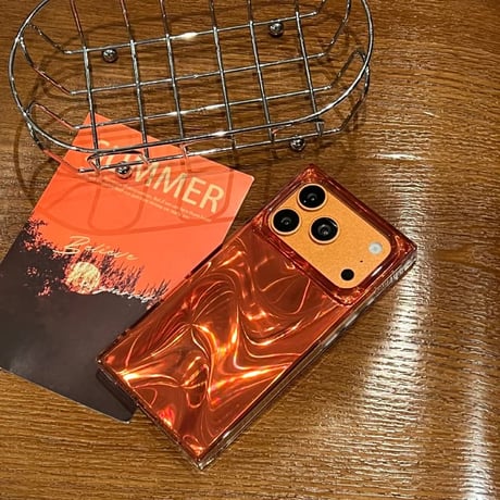 CUTECASE スクエア iPhone17ProMax/17Proケース 高級感光る iPhone16Pro/15Promaxカバー お洒落 存在感抜群 CM5925