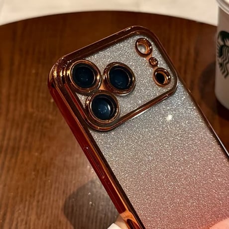 CUTECASEキラキララメ iPhone17pro/17ケース 美しい メッキ iPhone16/15Proカバー カメラ保護 軽量薄型 お洒落 CM5762