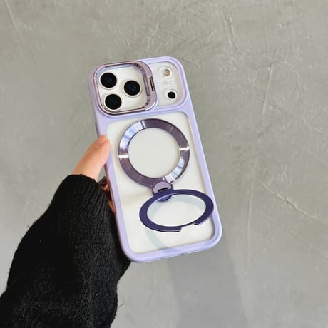 CUTECASE ダブルスタンド付 iPhone17pro/17promaxケース MagSafe対応 iPhone16/15/14カバー 高級感高品質耐衝撃 CM6023