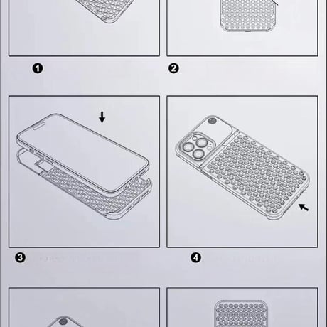 CUTECASEiPhone15Promax メタルケース アロマタブレット付 放熱中空彫刻デザインアルミニウム合金素材がを耐衝撃 高品質 高級感 軽量 指紋防包括的な保護