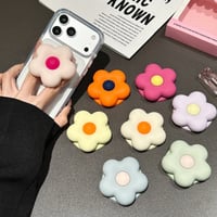 CUTECASE マグネット式花 スマホリング 磁石グリップスタンド 便利 かわいい ギフトに最適 韓国っぽ 頑丈CM6319
