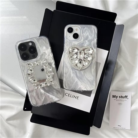 CUTECASEジュエリーグリップ iPhone15Pro/15ケース magsafe対応 iPhone14pro/13/12proケース オシャレ 多機能CM4452