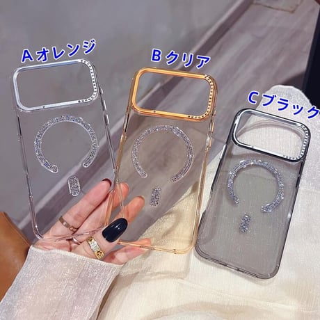CUTECASEダイヤデコ iPhone17Pro/17ProMaxケース MagSafe対応 高透明高品質 iPhone17/Airケース おしゃれ 耐久性ある CM5731