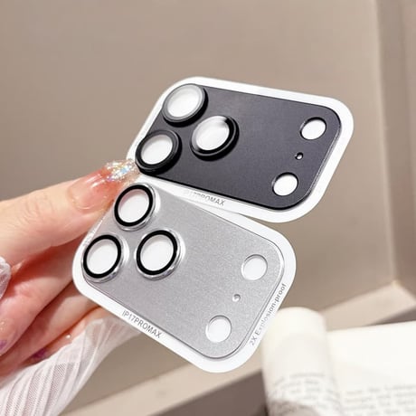 CUTECASE メタルレンズカバー iPhone17ProMax/17Pro 17/Air ガラスレンズフィルム 人気 頑丈 耐久性あるCM5889