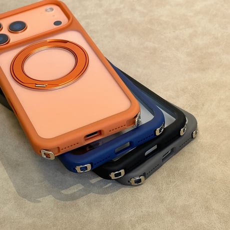 CUTECASE 多機能高品質 iPhone17Pro/17ProMaxケース ショルダーストラップ付 MagSafeリングスタンド iPhone17ケース 耐衝撃 高級感 CM5780