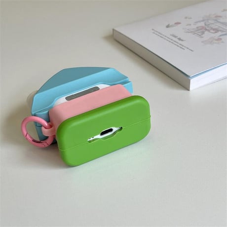 CUTECASE可愛い家 Airpods4ケース クマちゃん AirpodsPro2ケース airpods3/2カバー リング付き ギフトにおすすめ 頑丈CM5412