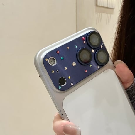 CUTECASE ダイヤレンズカバー iPhone17ProMax/17Pro/7カメラレンズフィルム 金属製 おしゃれ 頑丈 キラキラ 耐久性耐衝撃 CM5761