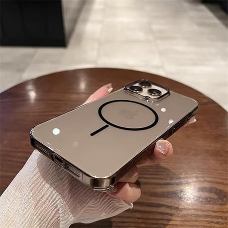 CUTECASE透明軽量 iPhone16promax/16proケース MagSafe対応 黄ばまない クリア iPhone15Pro/14/13/12カバー 高透明感頑丈 CM5317