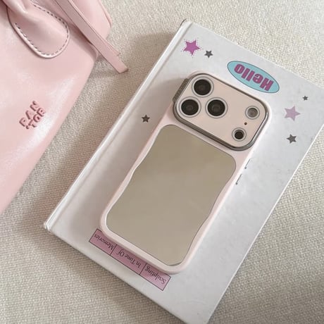 CUTECASEミラー iPhone17Promax/17プロケース カメラカバー付き iPhone16Pro/15/14ケース 淡色系 頑丈 人気品CM6071