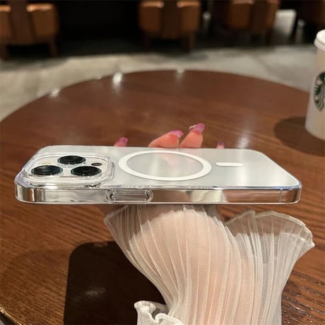 CUTECASE クリア iPhone17/17proケース MagSafe対応 黄ばまない 薄型 iPhone16promax/15/14対応 高透明感 CM3509