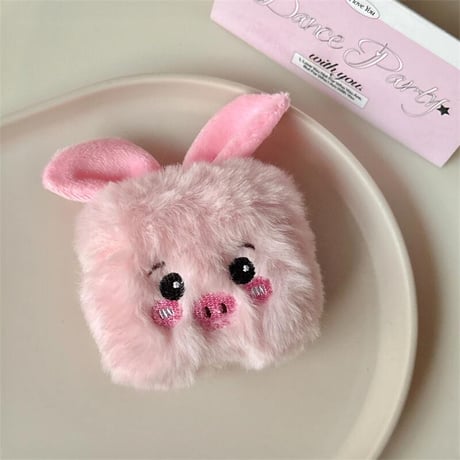 CUTECASE豚 Airpods４ケース ふもふも Airpods3/pro2カバー 可愛すぎる ギフトにおすすめ CM4971