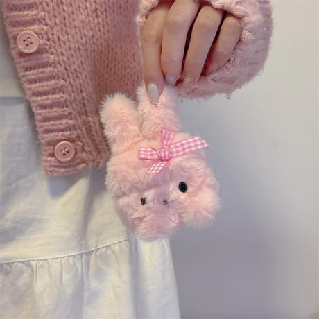 CUTECASEふもふも兎 Airpods４ケース かわいい Airpods3/pro2カバー 可愛すぎる プレゼントにおすすめ CM4951