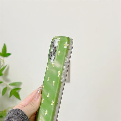 CUTECASE 韓国っぽい iPhone16pro/17ケース 花柄 iPhone15pro/14/13カバー 丈夫 可愛い 女子力高い CM5595
