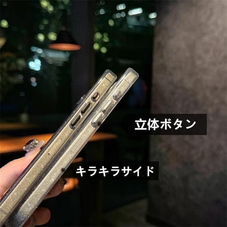 CUTECASEキラキララメ iPhone16Pro/16/16plusケース レンズカバー付き iPhone16Promaxカバー 大人ファッション 高級感高品質 黄ばまない CM4733